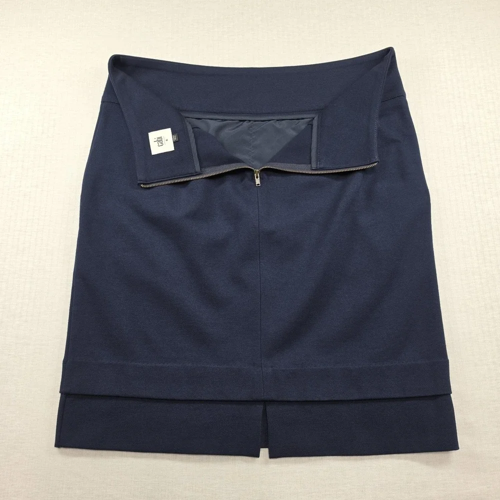 Cabi Women's Black Stretch Straight Pencil Skirt - 8 - Picture 13 of 13
